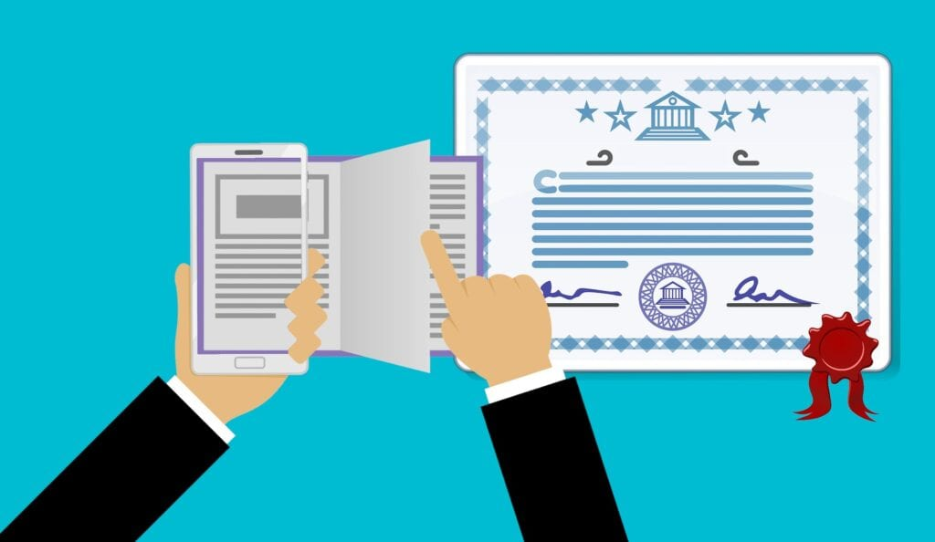 image of diplomas 